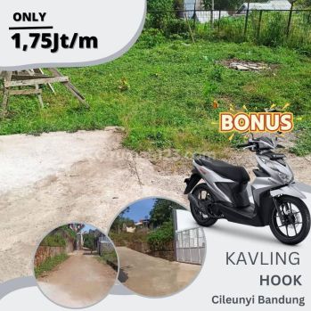 Bonus Motor Tanah Kavlingan Siap Bangun Dekat Villa Bandung Indah