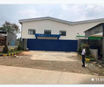 Jual gudang 2856 m Cikarang