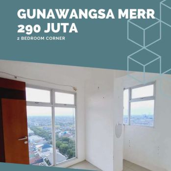 2 BR Corner‼️Apartemen Gunawangsa Merr