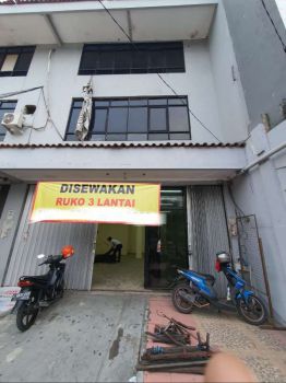 DISEWAKAN RUKO 3 Lantai di RAWAMANGUN, PULO GADUNG