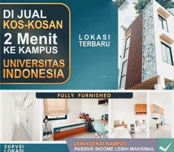 Dijual Kosan dekat UI income 400jt srt SHM