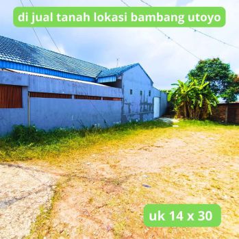 Dijual Tanah Kosong Jalan Bambang Utoyo