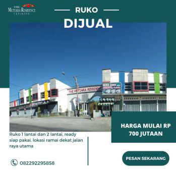 Ruko 1 Lantai Lokasi Ramai