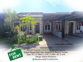 Rumah 1Lantai COSTARICA Batam Centre