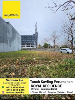 Tanah Royal Residence Witley Canal Park - Wiyung Surabaya dekat PTC