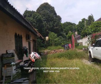 Tanah luas 1081 m pinggir jln Lenteng Agung 16 JT/m Jakarta strategis