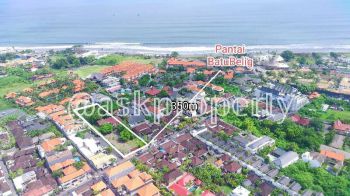 DISEWAKAN TANAH KOMERSIAL DEKAT PANTAI BATU BELIG SEMINYAK BALI
