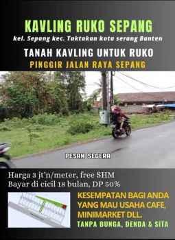 KAVLING RUKO SEPANG CIRACAS SERANG