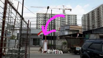 Gudang work shoop, 600 m2 di Jl 1 Maret