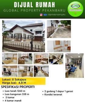 Dijual Rumah Jalan Sukajaya Bulatan Siap Huni