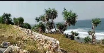 Tanah dekat bibir pantai langsung view bagus gunung kidul u villa