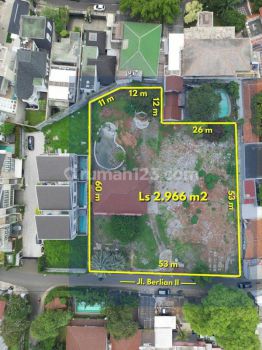 Tanah Kavling superstrategis di Jl Berlian Cilandak,Jakarta Selat