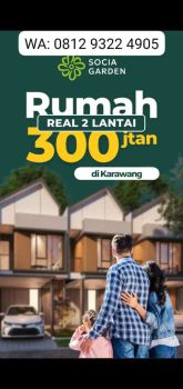 Lounching rumah 2 lantai 300jt