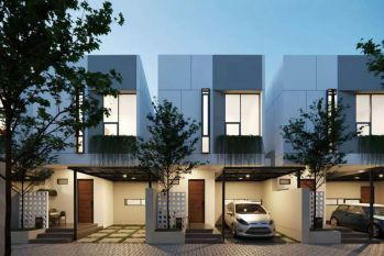 Rumah baru dengan design yg cantik Dp 0%dan bebas biaya2