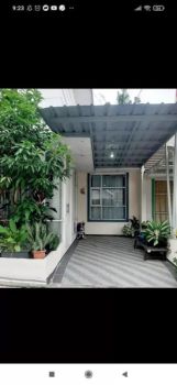 Rumah dalam cluster pinggir jalan raya kalimulya depok