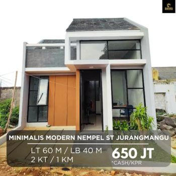 Rumah Cantik Minimalis dekat Stasiun Harga Termurah bs KPR