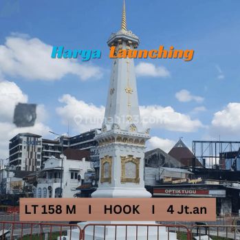 Tengah Kota Jogja, Tanah Hunian Hook, 4 Jutaan