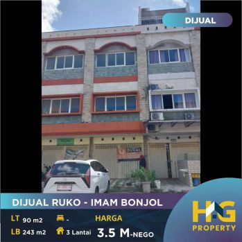 DIJUAL RUKO - IMAM BONJOL SQUARE - DENPASAR