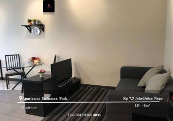 Sewa Apartemen Sudirman Park High Floor 2BR Full Furnish View Sudirman