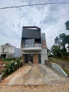 Rumah Ber Roof Top termurah Area Cisauk tiga lantai