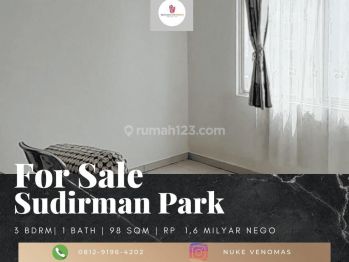 Dijual Apartement Sudirman Park 3 BR High Floor