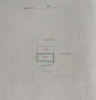 PEKARANGAN KECIL TAMANAN 10MTR ASPAL SELATAN LAPANGAN TAMANAN