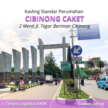 9 Menit ke Stadion Pakansari, Kavling SHM, Lokasi Strategis