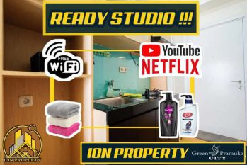 SEWA UNIT BERSIH APARTEMEN GREEN PRAMUKA CITY, STUDIO PROMAL