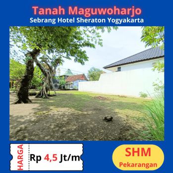 Tanah Jogja Premium Siap Bangun Dekat Hotel Sheraton Resort SHM