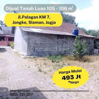 Tanah Murah Jongke Jogja Utara, Dekat Jl. Magelang SHM