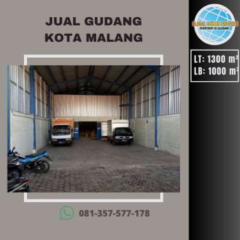 Gudang Luas Dan Besar Akses Nya Luas Dekat Perum Mulyorejo Malang