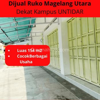 Dijual Ruko Jl. Perintis Kemerdekaan No. 99 Magelang Dekat Untid