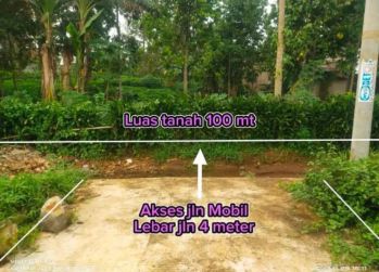 Jual tanah luas 100 mtr Harga murah lokasi kemang/parung Bogor