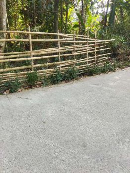 Tanah kebon pinggir jalan Kampung strategis