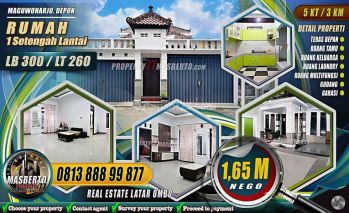 Rumah 1 Setengah Lantai Dekat Masjid