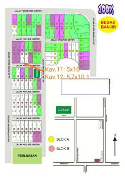 Murah!!!Tanah Kapling 100m2 Pinggir Jalan, Balongpanggang,GRESIK,Jatim