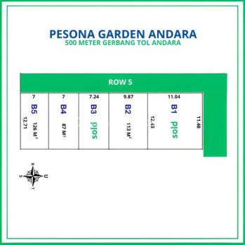 12x Cicil SHM Pecah Dekat Tol Andara Hemat Biaya