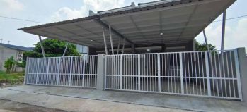 Rumah Baru Luas Murah dkt Tol Jati warna halaman blkng Luas Etty