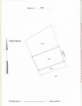 Tanah sebelah The Oberoi Hotel Pemenang Medana Lombok