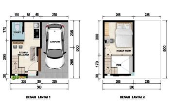 Rumah dijual murah Gununganyar Konsep Mezzanine 2 Lantai Surabaya