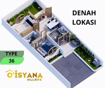 Rumah di Jogja Barat Dalam Cluster Desain Jepang