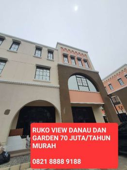 DISEWAKAN MURAH, RUKO 3 LANTAI OSAKA PIK2 70JUTA/TAHUN