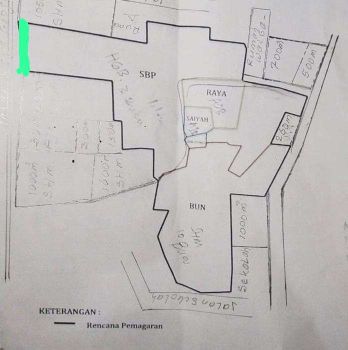 tanah dijual depok krukut 2,1Ha