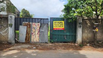 DIJUAL Tanah luas 800m2 Riung Bandung Pinggir Jalan Tanpa Pelantara
