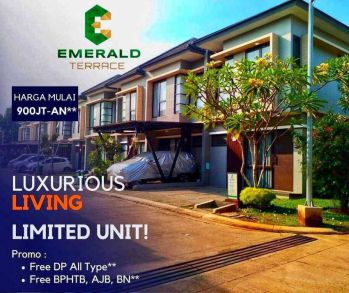 Promo Free DP Emerald Terrace Bekasi With High Aesthetic Value Design