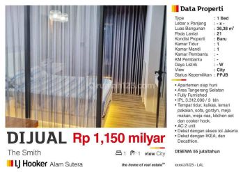 Apartemen The Smith Daerah Alam Sutera Dekat Ikea