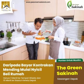 DIJUAL RUMAH MURAH STRATEGIS DEKAT STASIUN TANPA DP DI DEPOK