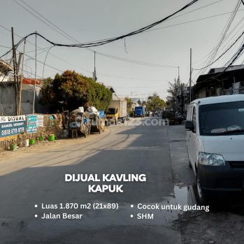 Tanah Kavling Kapuk Muara Cocok Untuk Gudang Atau Light Industry