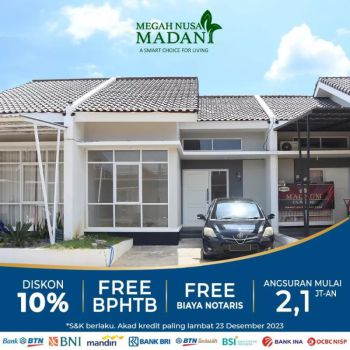 Rumah Tipe 50 Megah Nusa Madani