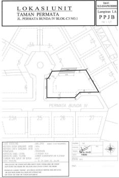 TANAH/KAVLING - TAMAN PERMATA - JL. PERMATA BUNDA IV 684M2 - 9JT/m2